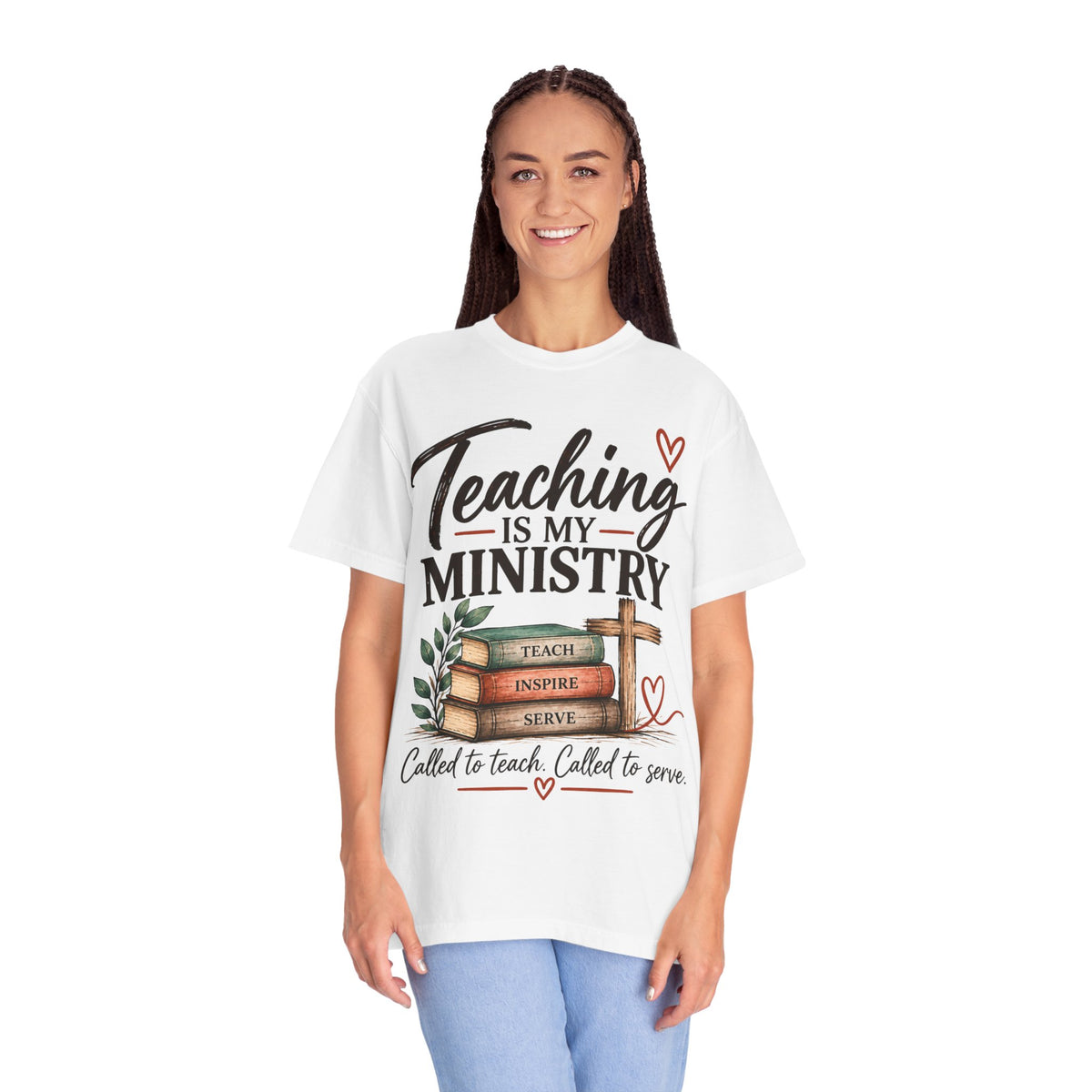 Teaching Is My Ministry — Comfort Colors Teacher T-Shirt | Inspired by Teachers