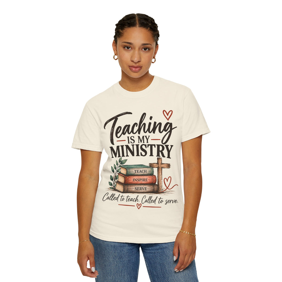 Teaching Is My Ministry — Comfort Colors Teacher T-Shirt | Inspired by Teachers