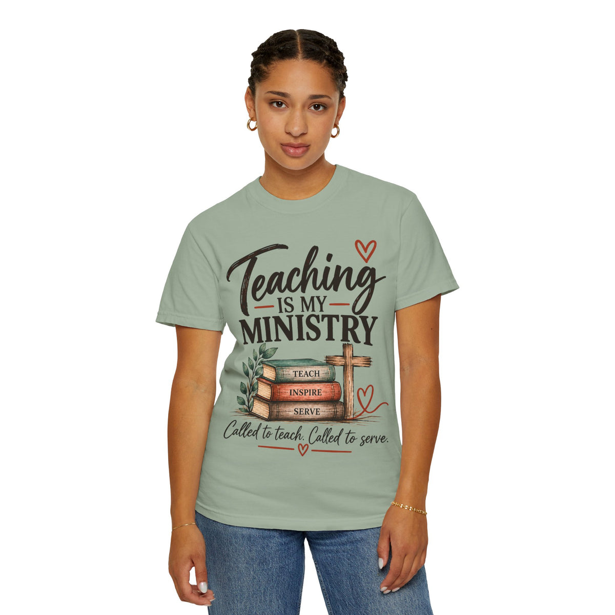 Teaching Is My Ministry — Comfort Colors Teacher T-Shirt | Inspired by Teachers