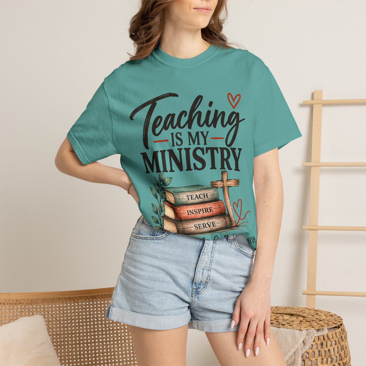 Teaching Is My Ministry — Comfort Colors Teacher T-Shirt | Inspired by Teachers