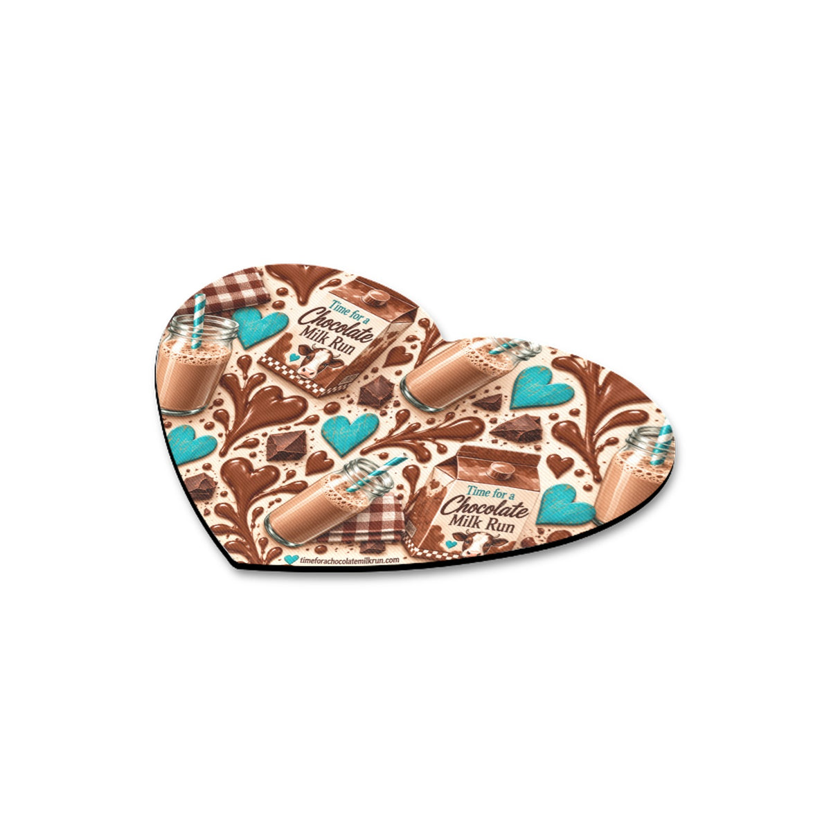 Heart-shaped Mousepad (Made In USA)