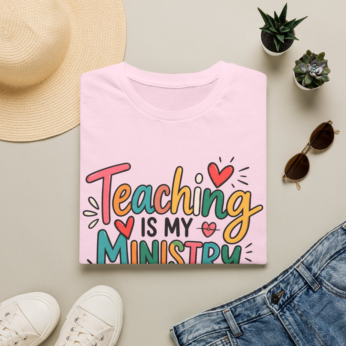 Teaching Is My Ministry — Fun Teacher T-Shirt | Inspired by Teachers