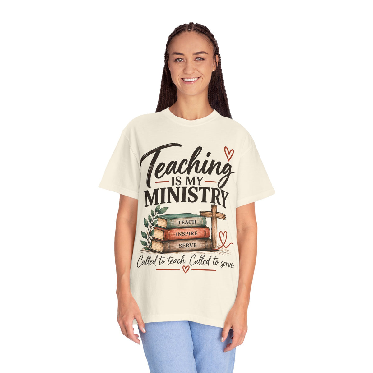 Teaching Is My Ministry — Comfort Colors Teacher T-Shirt | Inspired by Teachers