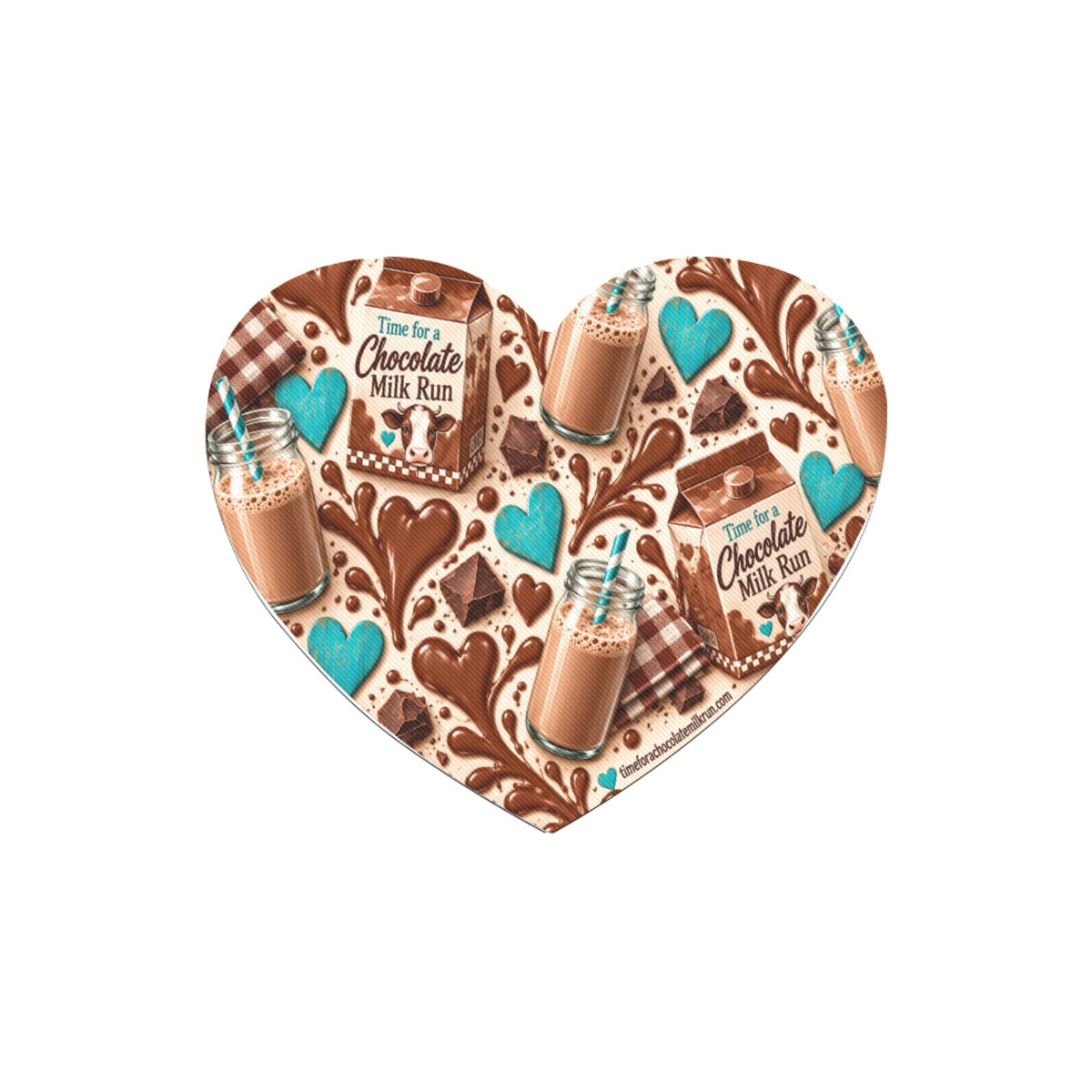 Heart-shaped Mousepad (Made In USA)