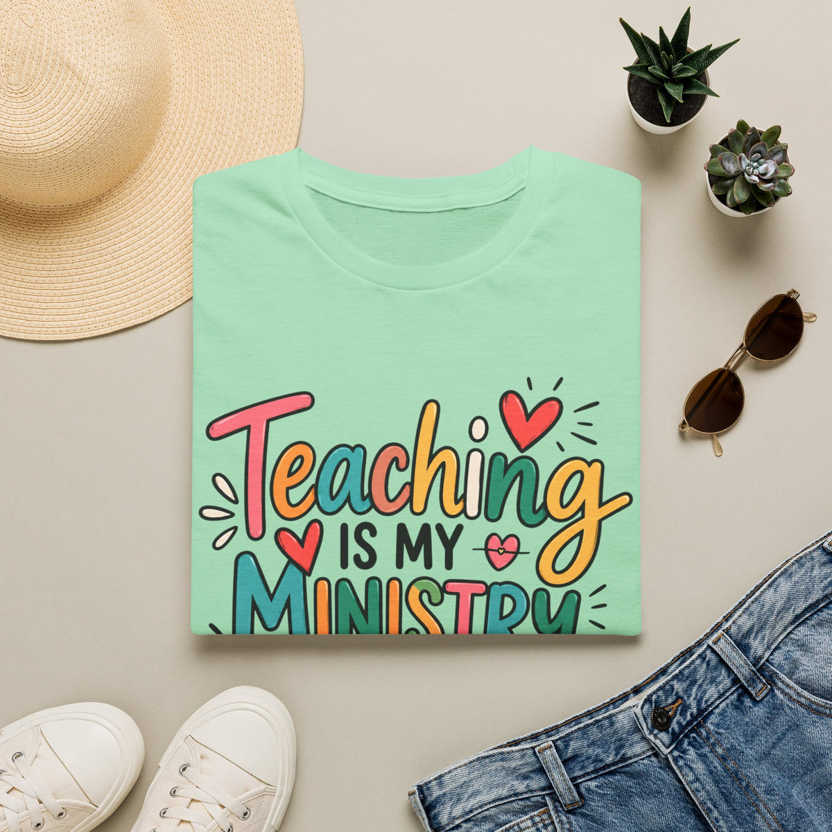 Teaching Is My Ministry — Fun Teacher T-Shirt | Inspired by Teachers