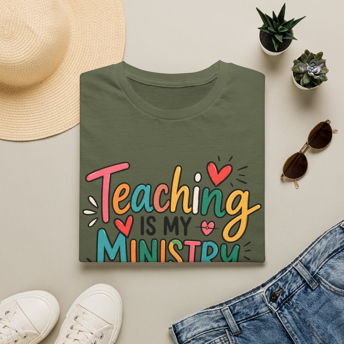 Teaching Is My Ministry — Fun Teacher T-Shirt | Inspired by Teachers