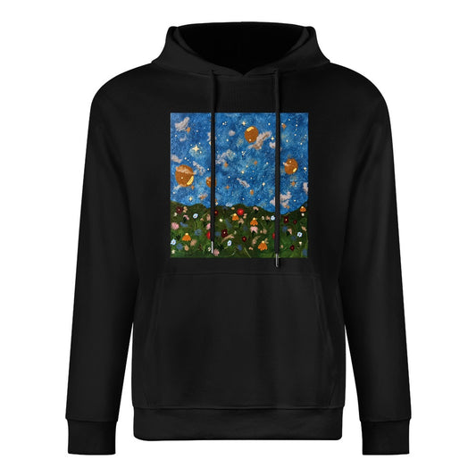Celestial Wildflower Meadow — Original Art Hoodie