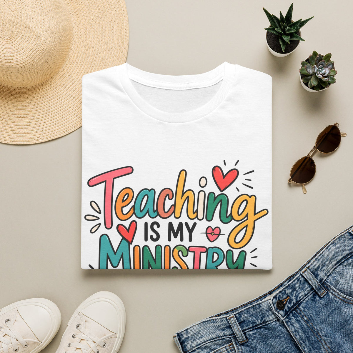 Teaching Is My Ministry — Fun Teacher T-Shirt | Inspired by Teachers