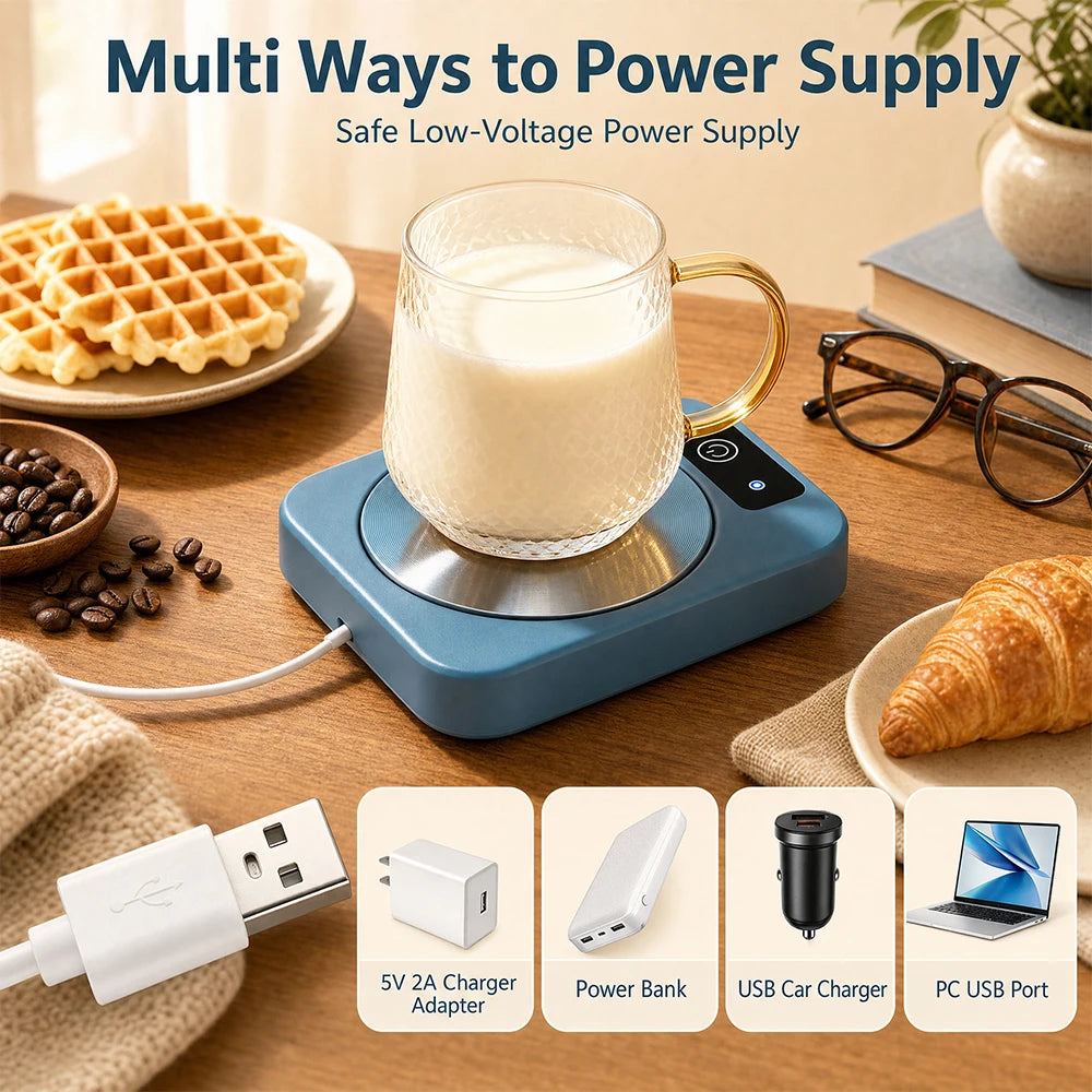 T4CMR Coffee & Chocolate Milk Mug Warmer – Constant Temperature